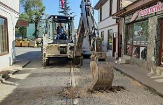 Pazaryeri Belediyesi üst yapı çalışmalarına...