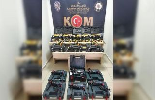 Polisten kaçak matkap operasyonu