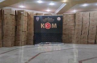 Polisten kaçamadı, 5 milyon 900 makaron ele geçirildi