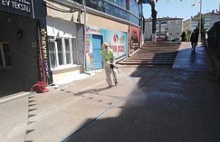 Safranbolu’da dezenfekte çalışmaları