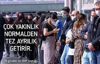 Sağlık Bakanı Koca AVM’lerde oluşan yığılmalar...