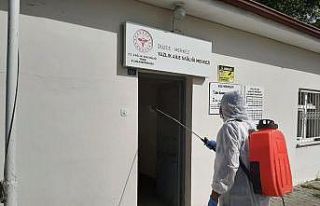 Sağlık ocakları her gün dezenfekte ediliyor
