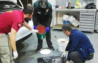 Salça kovalarından uyuşturucu hap çıktı