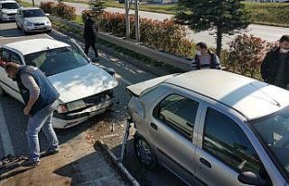 Samsun’da iki otomobil çarpıştı: 1 yaralı