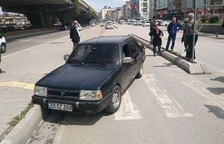Samsun’da otomobil yayaya çarptı: 1 yaralı