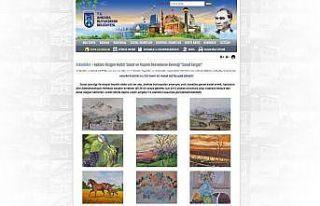 Sanatçıların eserleri Belediyenin internet sitesinde...