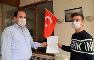 Sevgi evlerinde kalan çocuklardan anlamlı bağış