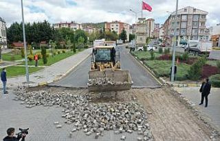 Şifa Meydanı ve Devlet Hastanesi çevresinde altyapı...