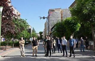 Siirt’te drone ile maske denetimi yapıldı