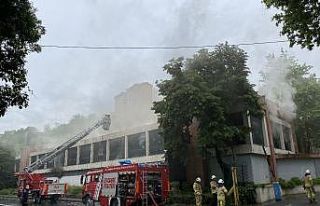 Şişli’de iş yerinde korkutan yangın