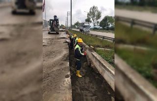 Sokağa çıkma kısıtlamasında UEDAŞ sokaklarda