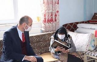 Soylu’dan 102 yaşındaki kadına Anneler Günü...