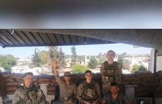 Suriye’de görev yapan kahraman Mehmetçik’ten...