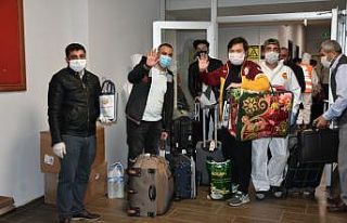 Suudi Arabistan’dan gelerek karantinaya alınan...