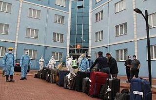 Suudi Arabistan’dan getirilen 169 kişi Çorum’da...