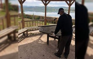 Tabiat parkında yenileme çalışmaları devam ediyor