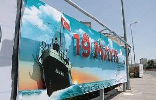 Talas Belediyesi’nden müthiş 19 Mayıs billboardı