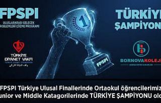 TDV Bornova Koleji öğrencileri FPSPI’de Türkiye...