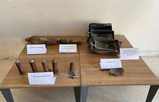 Telabyad’da mühimmat ele geçirdi