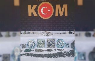 Tokat’ta bin 381 parça tarihi eser ele geçirildi