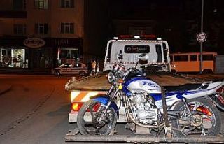 Tosya’da motosikletlere sıkı denetim