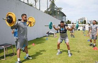 Trabzonspor, çalışmalarını sürdürdü