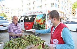 Tunceli’de ücretsiz maske dağıtımı