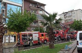 Tüpten sızan gaz yangına neden oldu