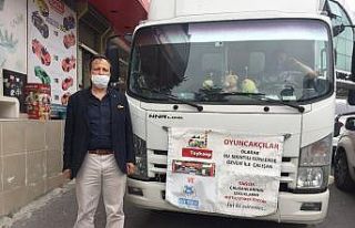 Türkiye Oyuncak Kooperatifinden sağlıkçıların...