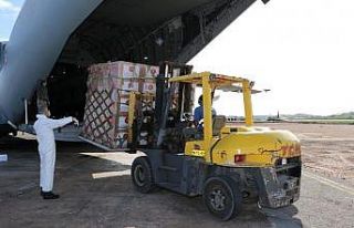 Türkiye’nin tıbbi yardım malzemesi desteği Somali’ye...