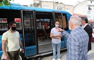 Ümraniye’de AVMler ve berberler denetledi