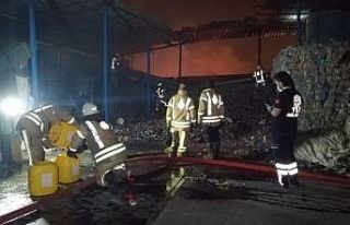 Ümraniye’de katı atık toplama merkezindeki patlamalı...