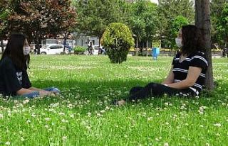 Uşak’ta gençler günler sonra dışarıya çıktı