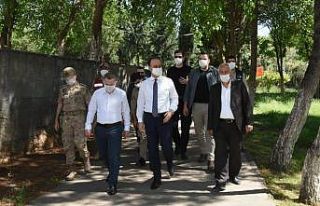 Vali Erin Eyüpnebi Ziyaretgahını inceledi