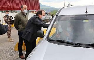 Vali Pehlivan, Trafik Haftasında kontrol noktalarını...