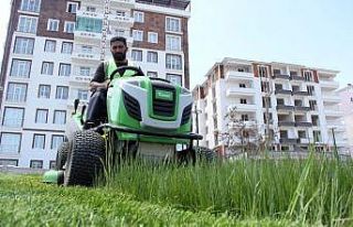 Van’daki parklarda bakım ve onarım çalışması