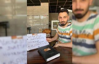 Vatandaşın 3 bin liralık ekmek borcunu ödedi