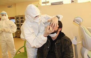 Yalova’daki berberler korona testinden geçirildi