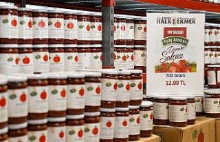 Yerli üreticilerin ürünleri Halk Ekmek raflarında...