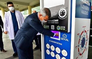 Yeşilyurt Belediyesinden Hijyenmatik Makinesi