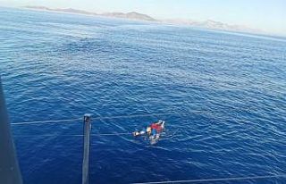 Yüzerek karşıya geçmeye çalıştı