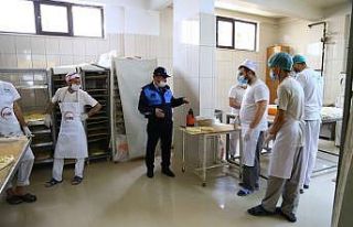 Zabıta ekipleri fırınları denetledi