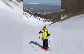 Zirvede kayak keyfi