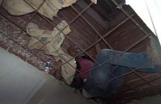 Hırsız polis kovalamacasında polis çatıdan düştü