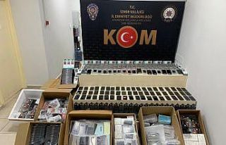 İzmir’de gümrük kaçağı 2 bin 780 adet ürün...