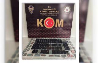 Konya’da gümrük kaçağı telefon ve kaçak içki...