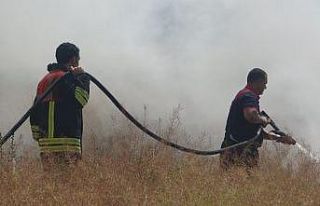 Suriyelilerin kaldığı evde yangın çıktı
