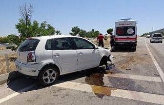 Takla atarak karşı şeride geçti