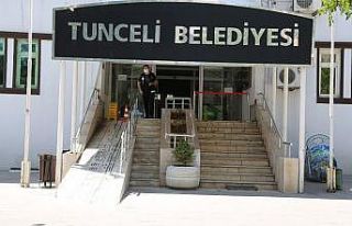 Tunceli Belediyesi’nde korona tedbirleri