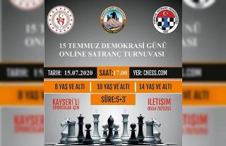 15 Temmuz Demokrasi Günü Online Satranç Turnuvası...